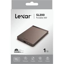 Disque Dur SSD Externe Lexar SL200 1To Portable (LSL200X001T-RNNNG)
