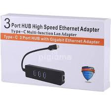 Adaptateur Ethernet haute vitesse à 3 ports