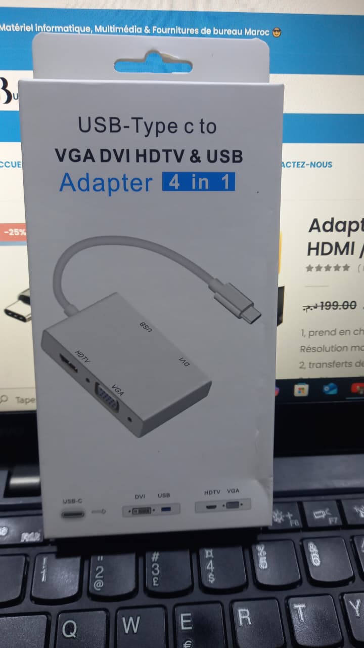 ADAPTOR VGA DVI HDTV& USB