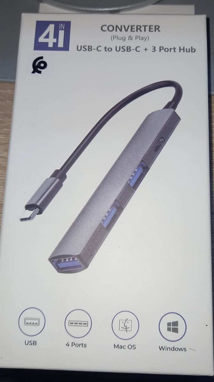 TYPE-C (USB-C TO USB-C+ 3PORT HUB)