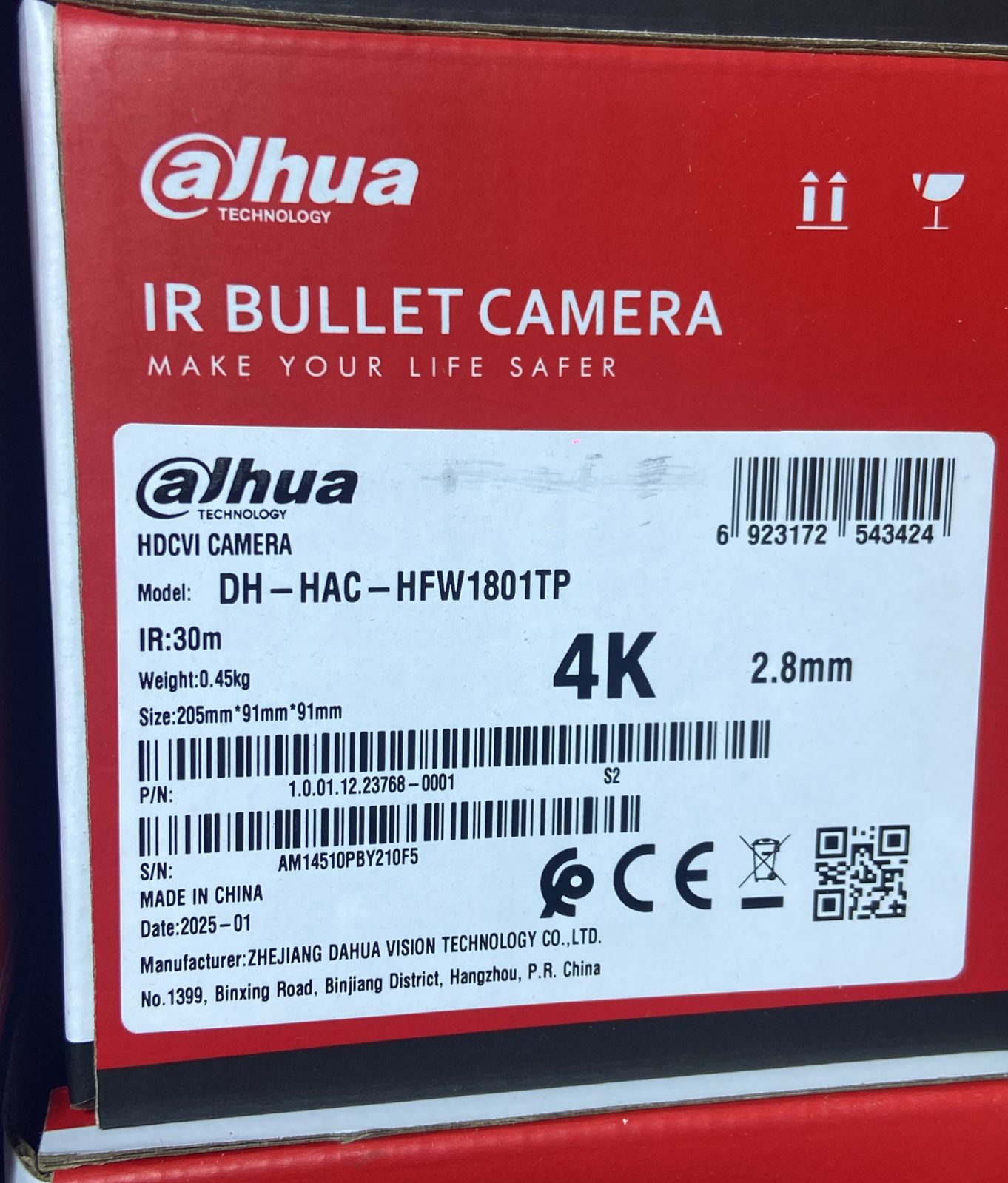 CAMERA DH-HAC-HFW1801TP